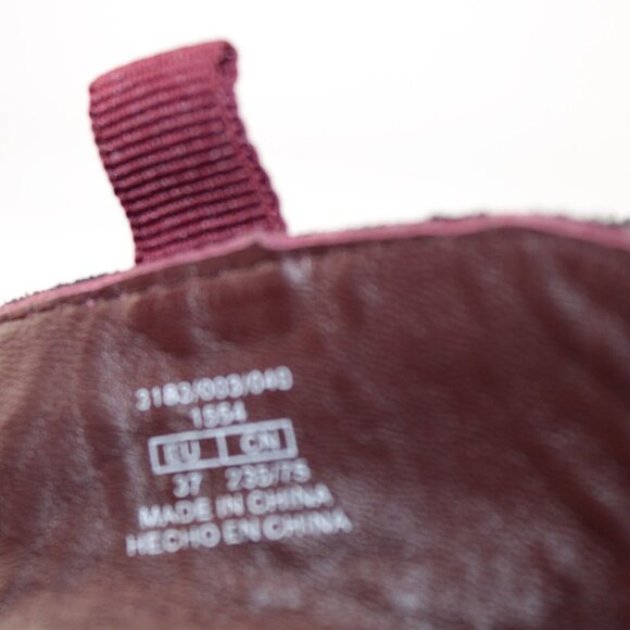 Zara Womens Combat Boot Size 37 6 Black Leather Lace Up Chunky Lug Sole Bootie - Picture 11 of 13